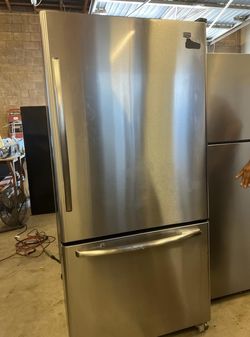 Maytag Bottom Freezer Stainless Steel Refrigerator
