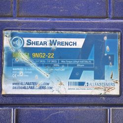 ALLFASTNER SHEAR WRENCH W/EXTENSIONS