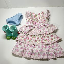 American Girl Spring Flower dress 