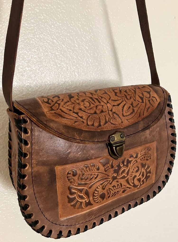 Mexican handmade leather bag 🇲🇽