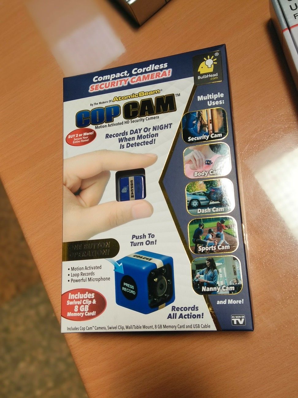 ⚠️🎥 🔥🔥New COP CAM MOTION ACTIVATED HD SECURITY CAMERA⭐️⭐️🔥📹