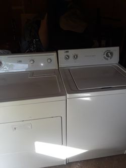 Washer and dryer for sale good condition