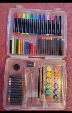 Art/Coloring/School Supply Kit in Carrying Case