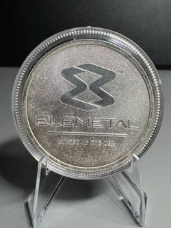 Elemetal Ag 47 1 oz .999 Fine Silver Round Minted in USA