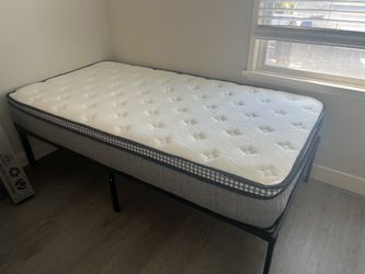 Twin Beds Mattress And Frame (2 Available Never Used)