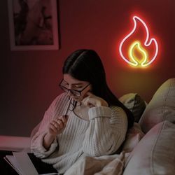 Flame Neon Sign