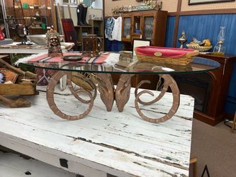 Ibex Glass Top Table