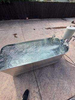 Professional Aqua Whirl Stainless Steel Cold Plunge / Hydrotherapy Tub