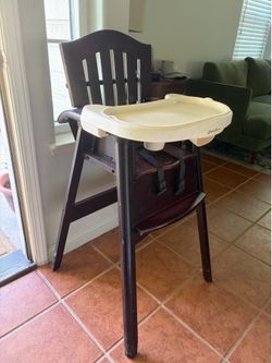 Wooden high chair