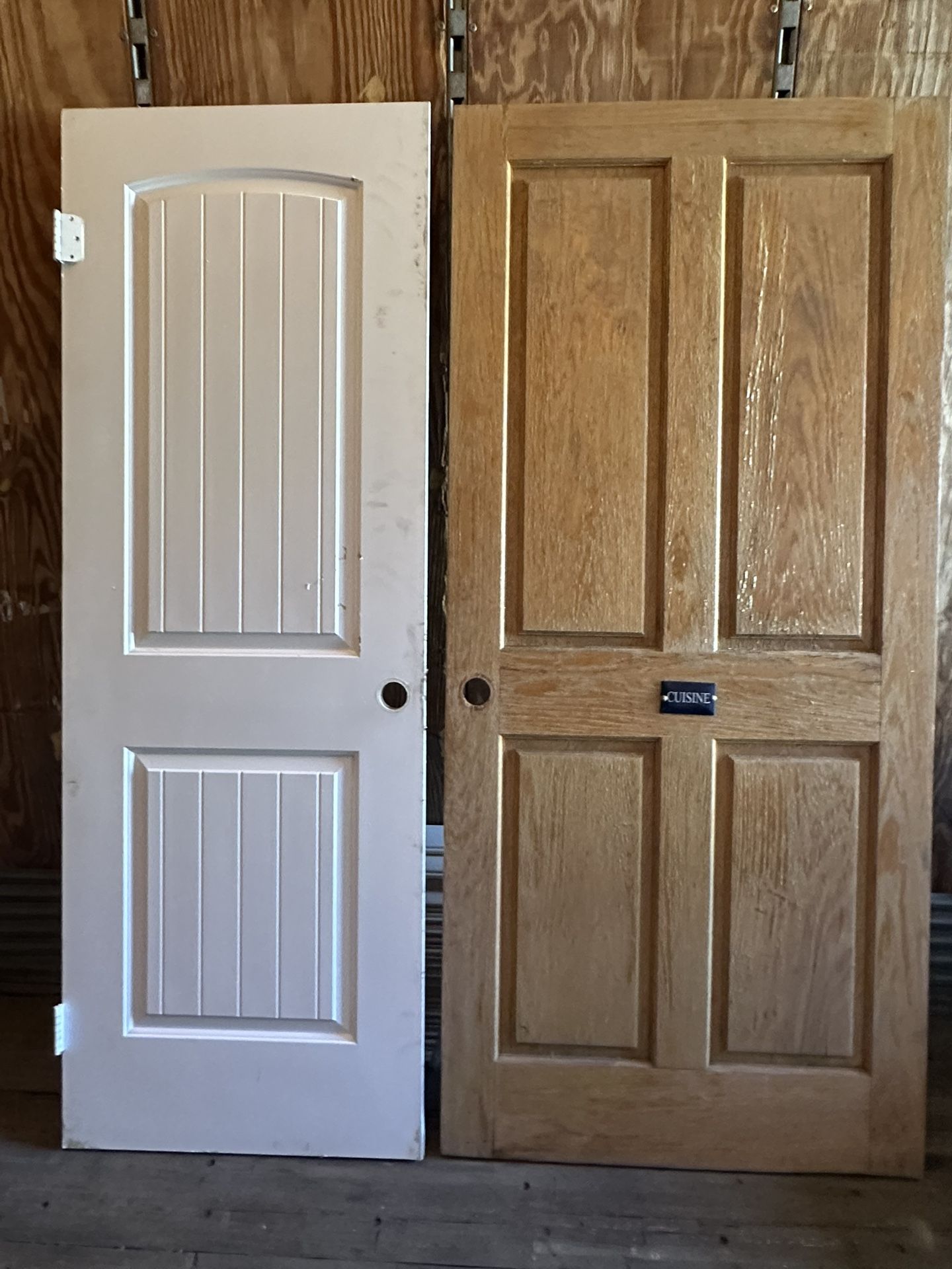 White Door 27 3/4 X. 79. 1/2