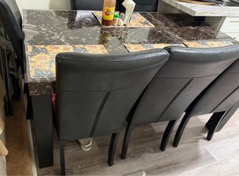 Juego de comedor de 6 sillas