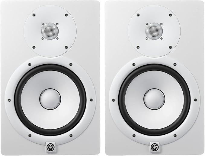 Yamaha HS8W Powered Studio Monitor - White in pair