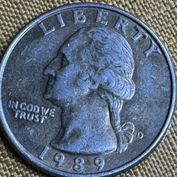 1989 D Quarter Brownie 