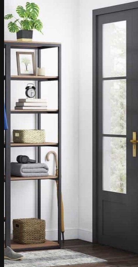 Solid Wood Closet Tower (23.75-in W x 18-in D x 82-in H) with 4 Shelves