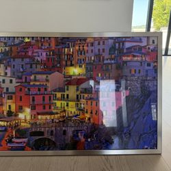 Beautiful Framed Acrylic Print Of Cinque Terre