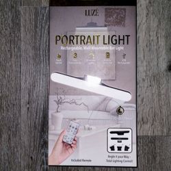 NEW portrait Light rechargeable wall mountable bar light 