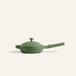 Our Place Mini Always Pan | 8.5" Ceramic Pan with Modular Lid & Beechwood Spatula | Patented 10-in-1 Nonstick, Non-Toxic Cookware Made Without PFAS |