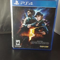 PS4 RESIDENT EVIL GAME