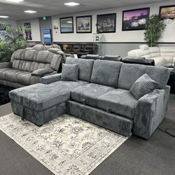 Gray Sofa Sectional Sleeper
