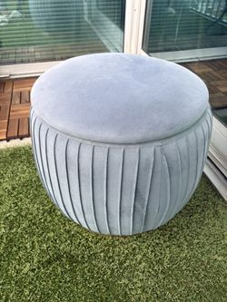 Outdoor Storage Ottoman Stool