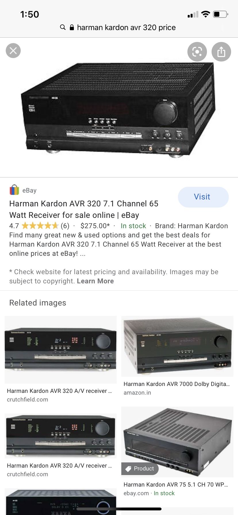 Harmon/Kardon AVR 320