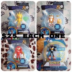 SONIC THE HEDGEHOG FIGURES 👉 PRICE IS FOR EACH