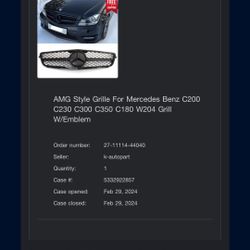 Mercedes Grill $40