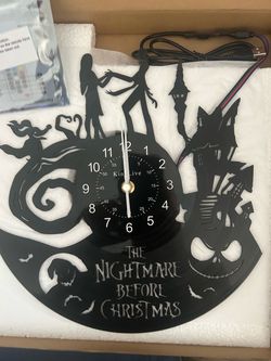 King Live Vinyl Record Clock