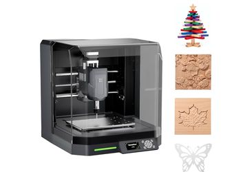 Genmitsu Cubiko CNC Router Machine with Enclosure, PCB Milling Machine, Smart Desktop CNC with Auto Z-Probing, WiFi & APP Supported, Great for Polishi