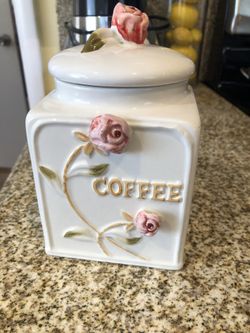 Beautiful Coffee Jar