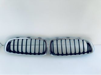 14-16 BMW 428i F32 FRONT RIGHT & Left Side BUMPER GRILLE MOLDING COVER OEM (221-222)