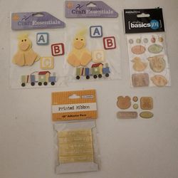Baby Theme  Crafting/scrapbooking Lot BNIP 