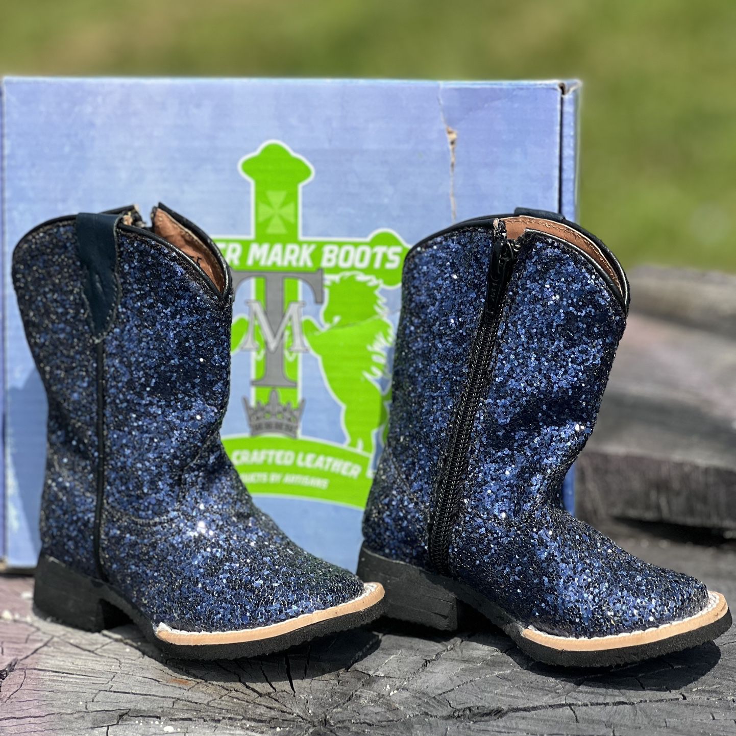 Tanner Mark Blue Boots 
