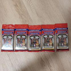 2020-2021 Panini Prizm Cello Packs Lot Of 5 Unopened Sealed