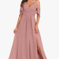 Pink Bridesmaid Or formal Dress 