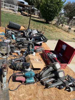 Miscellaneous tools, electrical items, boats, nuts, nails
