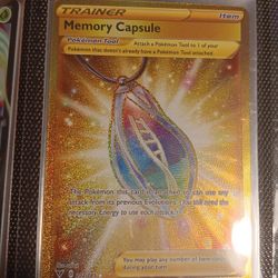 gold memory capsule pokemon tool card