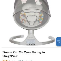 Dream On Me Zazu Baby Swing/swivel 