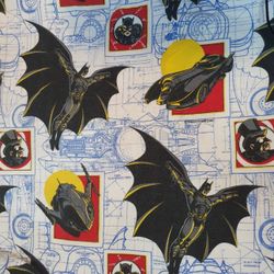 Vintage 1992 Batman Returns Flat Sheet Twin