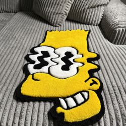 Dizzy Bart Rug (Handmade Tufted Rug) 14x39