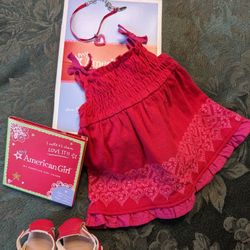 American Girl, Pretty Party Outfit - 2012, Excellent Condition, In Box