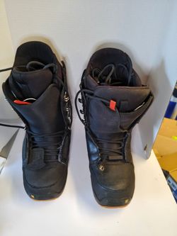 Burton snowboard boots + extras size 12