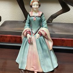 Rare Royal Doulton  Figurine “JANICE “Woman 1st Ed. HN 2022 VTG  Bone China 7”T 