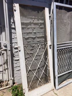 Vintage screen doors