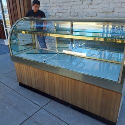 Refrigerate  Display  Cabinet With  Glass  Shelves  Electric  110 V