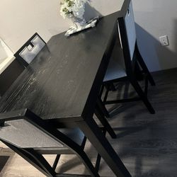 Black Table From Bobs Furniture 