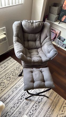 LITA Lazy chair and  ottoman