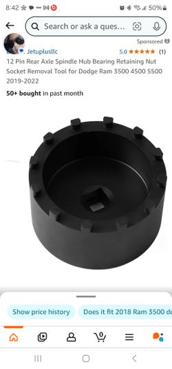12 Pin Rear Axle Spindle Hub Bearing Retaining Nut Socket Removal Tool for Dodge -2022