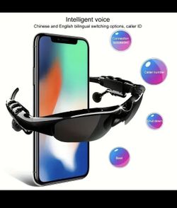Smart Glasses Wireless Headphones  Hand Free Microphone 