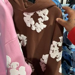 Brown Denim Tears Hoodie 